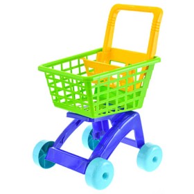 MAD Vozík nákupní barevný Zelený 40x33x58cm plast
