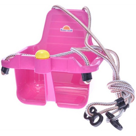 MAD Baby houpačka růžová závěsná skořepina s klaksonem pro miminko