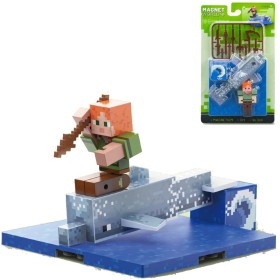 Stavebnice Magnet World 3D magnetická skádačka Rybář a ryba