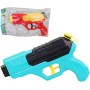 Pistole vodní stříkací 22cm se zásobníkem na vodu 2 barvy plast