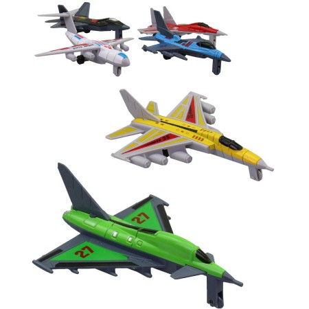 Letadlo bojové 10cm kovový stíhací letoun 6 druhů