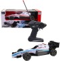 RC Auto závodní formule na vysílačku 27MHz kouřící na baterie Světlo 2 barvy