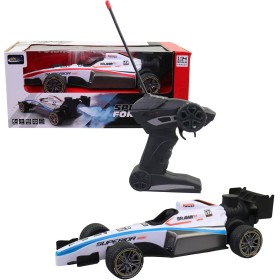 RC Auto závodní formule na vysílačku 27MHz kouřící na baterie Světlo 2 barvy