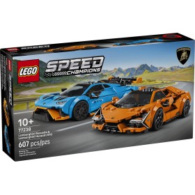 LEGO SPEED CHAMPIONS Auto Lamborghini Revuelto a Huracán STO STAVEBNICE