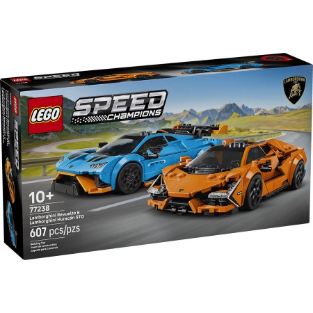 LEGO SPEED CHAMPIONS Auto Lamborghini Revuelto a Huracán STO STAVEBNICE