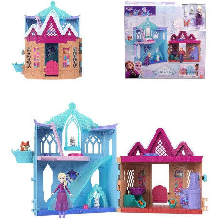 MATTEL Frozen Pečujeme o zvířátka herní set malá panenka Elsa s doplňky