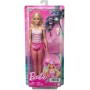 MATTEL BRB Panenka Barbie na pláži letní obleček s doplňky v krabici