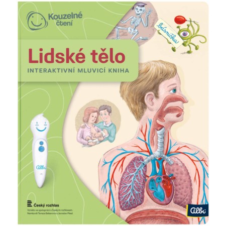 ALBI Kouzelné čtení Kniha interaktivní Lidské tělo