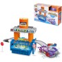 Automyčka herní set dráha s autíčkem a doplňky měnící barvu ve vodě