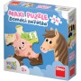 DINO Puzzle maxi baby První hraní Domácí zvířátka 47x33cm 15 dílků XL