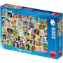 DINO Puzzle Disney fotky 66x47cm foto skládačka 1000 dílků