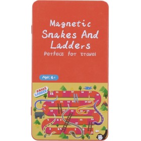 HRA Hadi a žebříky magnetické cestovní plechová krabička *SPOLEČENSKÉ HRY*