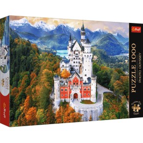 TREFL PUZZLE PREMIUM Photo Odyssey Zámek Neuschwanstein 68x48cm 1000 dílků
