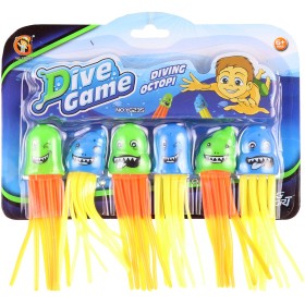 Hra Chobotničky veselé set 6ks na potápění a lovení do vody