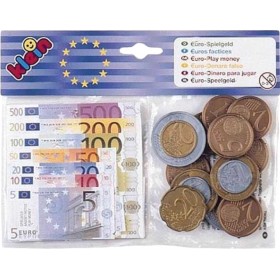 KLEIN Set Euro mince a bankovky dětské EUR peníze v sáčku