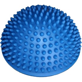 MERCO Masážní balanční foot podložka 16cm rehabilitační ježek modrý