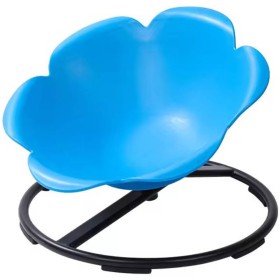 MERCO Židle dětská balanční otočná květina 65x65x47cm modrá