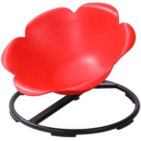 MERCO Židle dětská balanční otočná květina 65x65x47cm červená