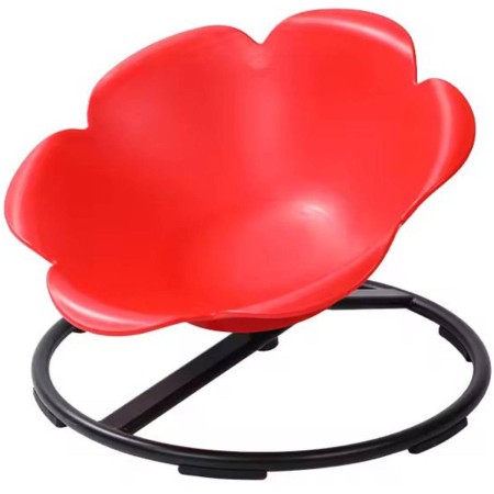 MERCO Židle dětská balanční otočná květina 65x65x47cm červená