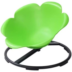 MERCO Židle dětská balanční otočná květina 65x65x47cm zelená