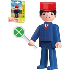 EFKO IGRÁČEK MultiGO Výpravčí figurka kloubová na kartě