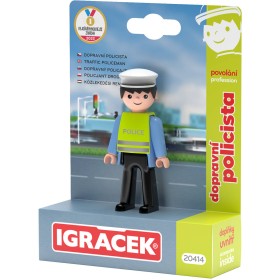 EFKO IGRÁČEK Dopravní policista povolání set figurka kloubová s doplňky