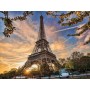 PUZZLE Prime 3D Eiffelova věž Paříž 61x46cm 500 dílků holografické