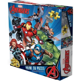 PUZZLE Prime 3D Avengers 31x46cm 300 dílků holografické