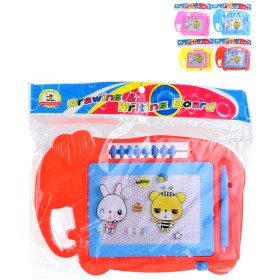 Tabulka dětská magnetická slon set s kouzelným perem 4 barvy