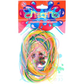 Provázky barevné set zaplétací bužírky s navlékacími korálky