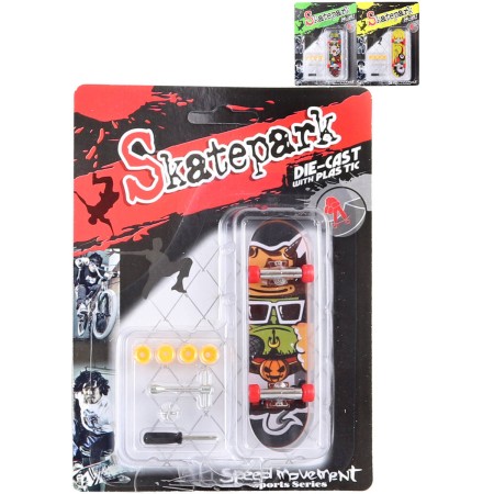 Skateboard prstový šroubovací fingerboard set s nástroji kov 3 druhy