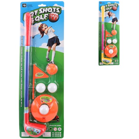 Golfový dětský set pálka se 3 míčky s doplňky 2 barvy