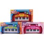 Piánko dětský keyboard klávesy na baterie 3 barvy Zvuk