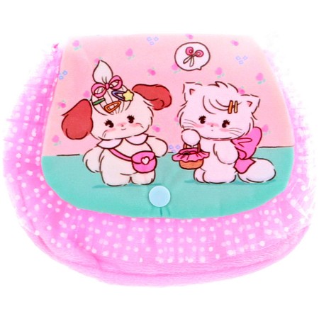 Kabelka přes rameno zvířátka 19x15cm na druk a zip PLYŠ