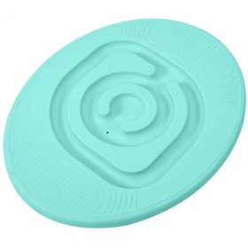 MERCO Hra balanční deska ovál s kuličkovým bludištěm modrá