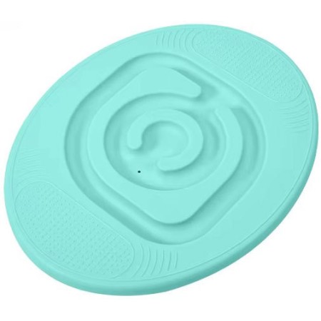 MERCO Hra balanční deska ovál s kuličkovým bludištěm modrá