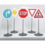 KLEIN Dopravní značky velké stojanové 73cm set 5ks plast