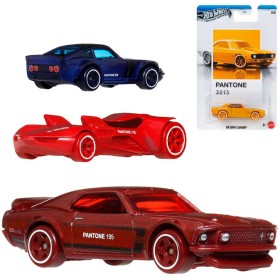 MATTEL HOT WHEELS Silver Series Pantone auto kovové 5 druhů