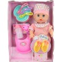 Panenka miminko čůrací set s lahvičkou a doplňky na baterie Zvuk