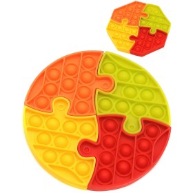 Hra Pop It puzzle antistresové 4 dílky skládačka Bubble Pops 2 druhy