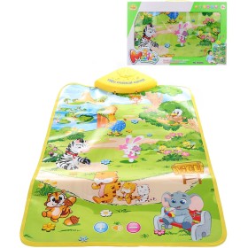 Koberec hudební podložka interaktivní se zvířátky na baterie Zvuk