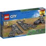 LEGO CITY Výhybky a zahnuté koleje doplněk k vláčkodráze 60238 STAVEBNICE