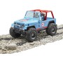 BRUDER 02541 Auto jeep terénní Cross Country modrý set s figurkou a doplňky