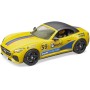 BRUDER 02504 RAM Roadster Racing Team set odtahovka se sporťákem a figurkou