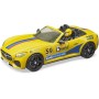 BRUDER 02504 RAM Roadster Racing Team set odtahovka se sporťákem a figurkou