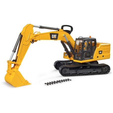 BRUDER 02483 Model bagr pásový Caterpillar žlutý stavební stroj