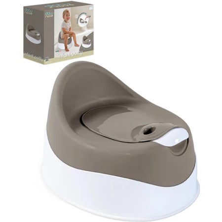 DOLU Dětský nočník s odnímatelným víčkem 24x30x37cm šedý