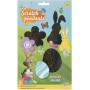 GRAFIX Vyškrabávací obrázky přívěsky kreativní set 9ks Velikonoce