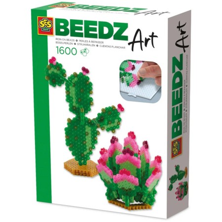 SES CREATIVE Beedz zažehlovací 3D korálky Art kaktus 1600ks