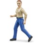 BRUDER 60408 Figurka kloubová žena 11cm modré kalhoty 1:16 plast